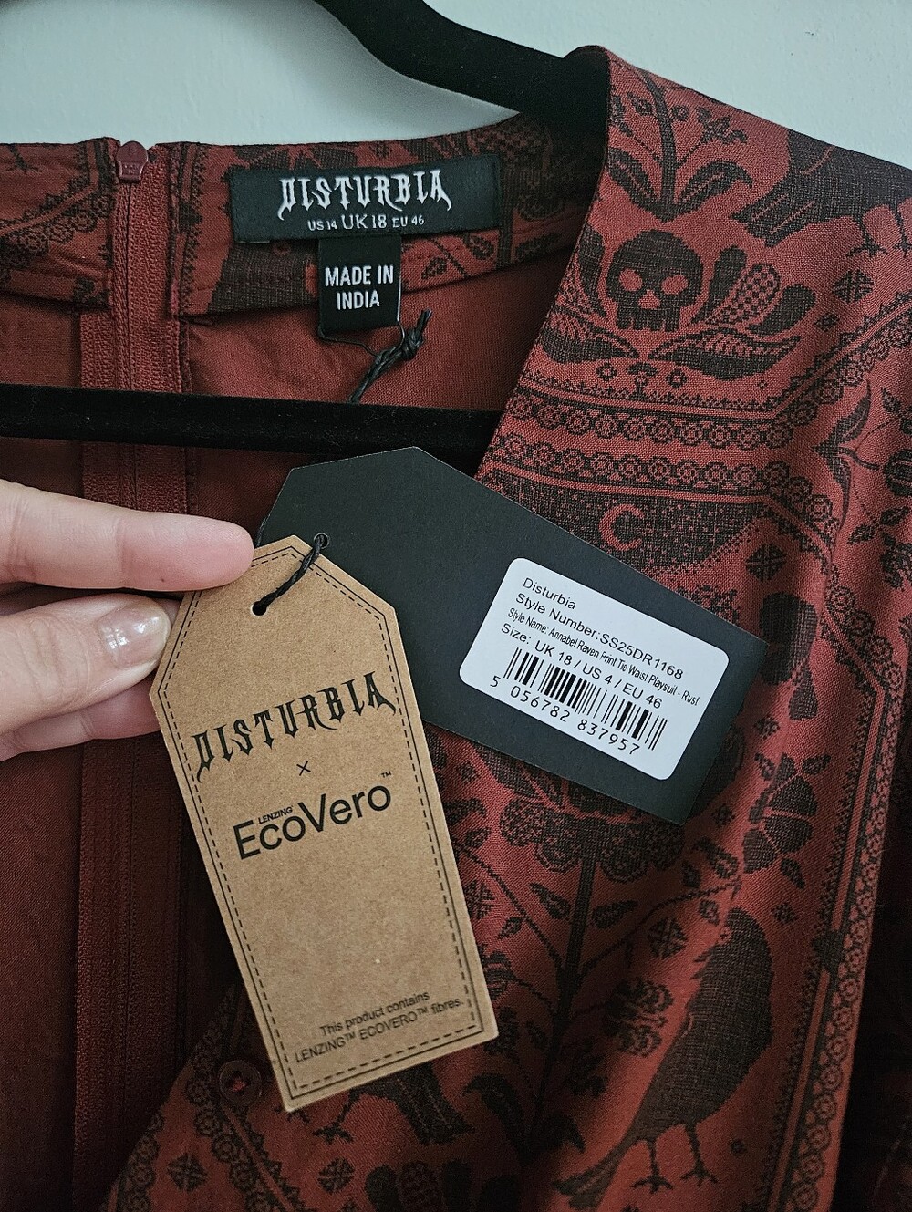 Disturbia Annabel Rust Romper NWT - Picture 7 of 7